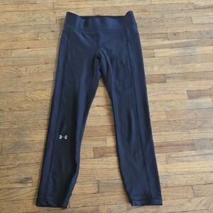 Under Armour Black Leggings Moisture-Wicking Full-Length